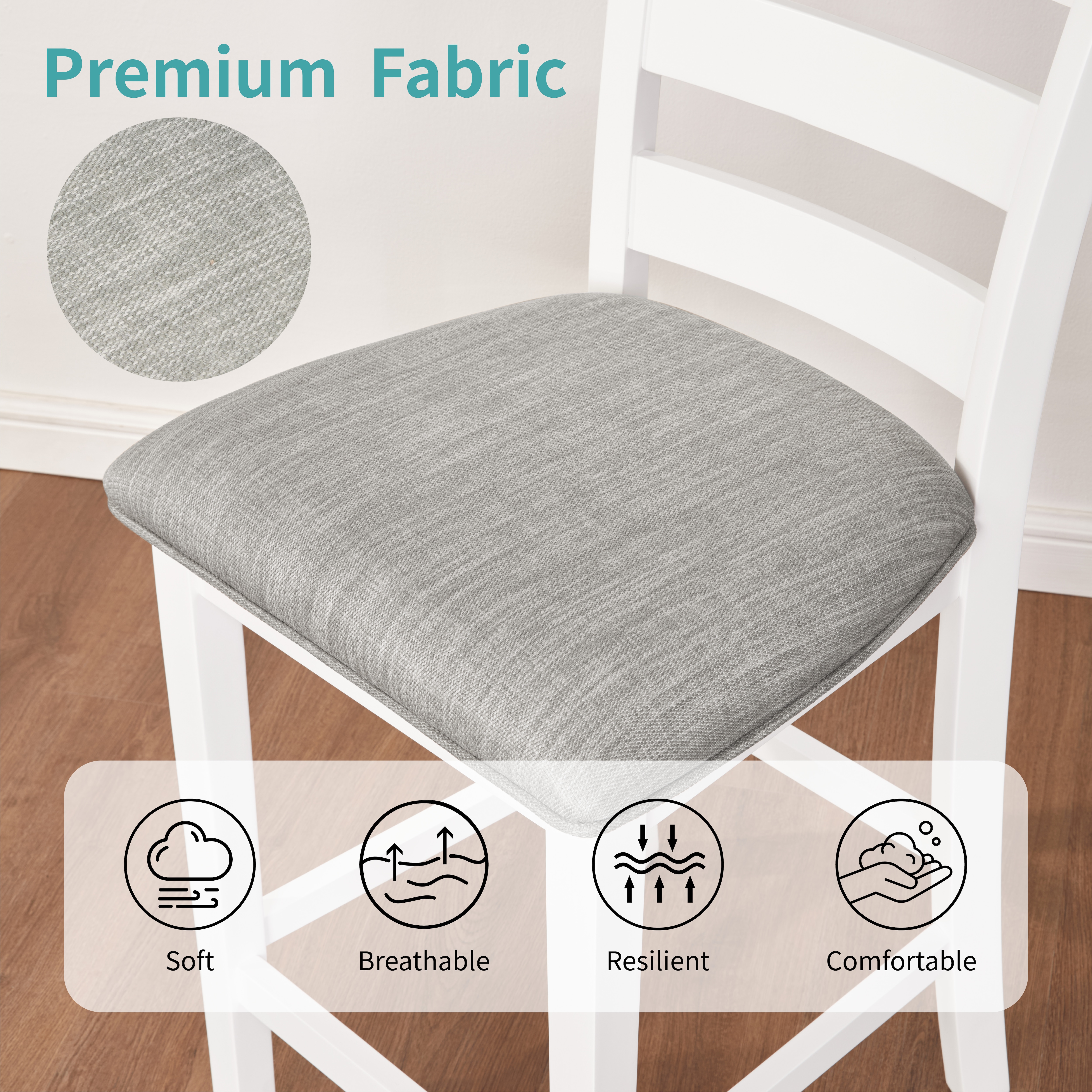 36" Modern Dining Table Set For 2 With Charging Station & 3-Tier Adjustable Storage | Space-Saving Kitchen Set With Upholstered Chairs For Small Spaces, Apartment,White_voghion.com